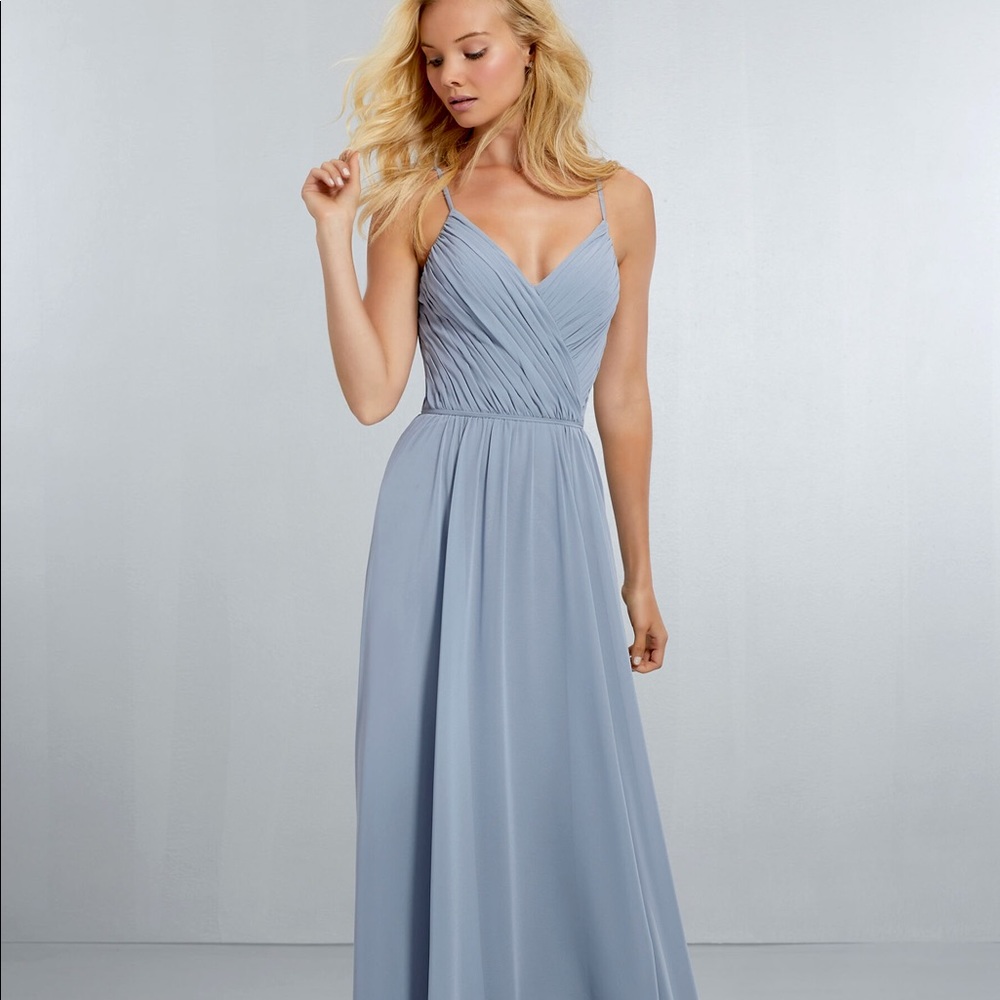 Mori Lee Chiffon Bridesmaid Dress (Size 8)